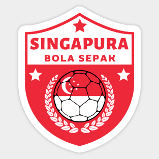 Singapura Bola Sepak Sticker